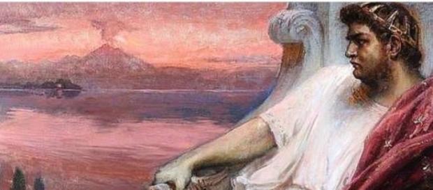 'Nerón en la Bahía', óleo de Jan Styka 'Nerón en la Bahía', óleo de Jan Styka