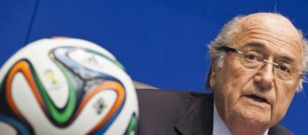 Przewodniczący federacji Sepp Blatter Przewodniczący federacji Sepp Blatter
