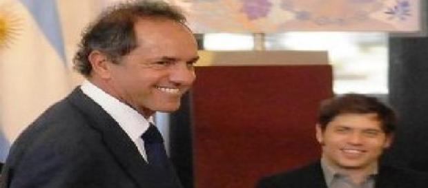 Scioli y el ministro Kicillof Scioli y el ministro Kicillof