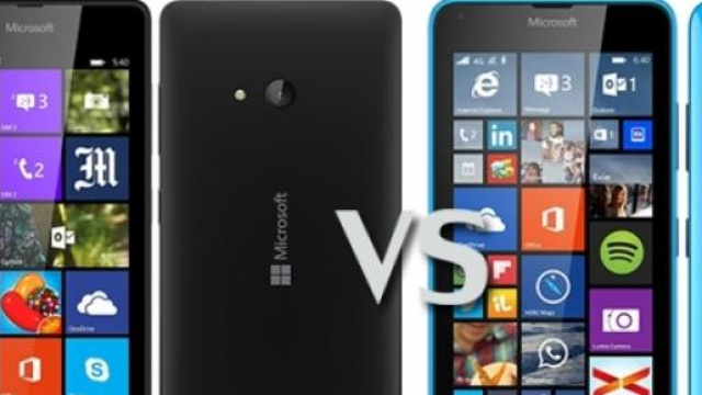 Microsoft: Lumia 540 vs Lumia 640