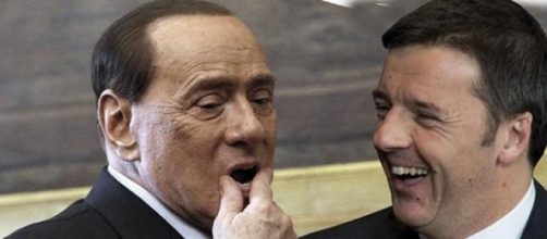 Berlusconi e Renzi a confronto
