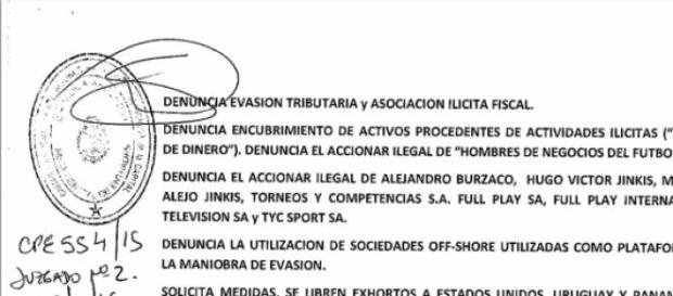 Denuncia de la AFIP contra empresarios de fútbol Denuncia de la AFIP contra empresarios de fútbol