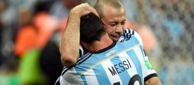 Lionel Messi e Mascherano Lionel Messi e Mascherano