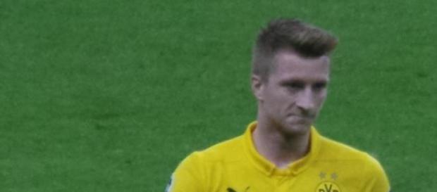 Marco Reus en un partido con el Borussia Marco Reus en un partido con el Borussia