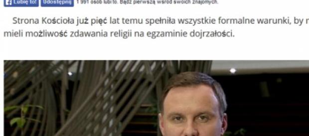 Obowiązkowa religia na maturze? Obowiązkowa religia na maturze?
