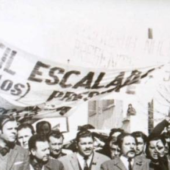 Los estudiantes siguieron a la vanguardia obrera