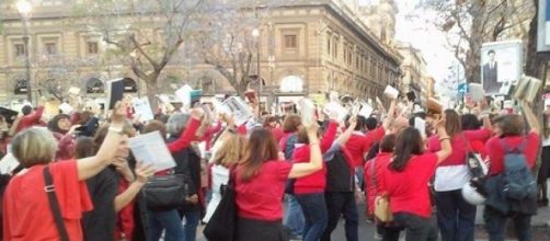  Flash mob - I docenti scendono in piazza 