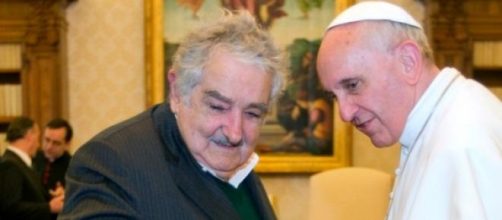 Il Presidente Mojica con il Papa