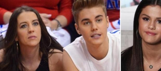 Pattie Mallette quer que Bieber case com Selena. Pattie Mallette quer que Bieber case com Selena.