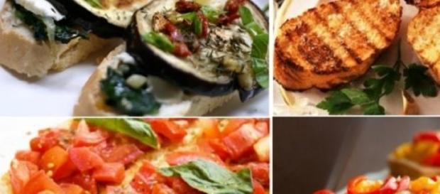 Bruschette miste, antipasto molto gustoso. Bruschette miste, antipasto molto gustoso.