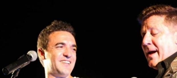 David Antunes e Herman José em Abrantes em 2014 David Antunes e Herman José em Abrantes em 2014