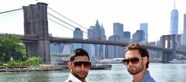 Amir Khan defeated Chris Algieri in New York Amir Khan defeated Chris Algieri in New York