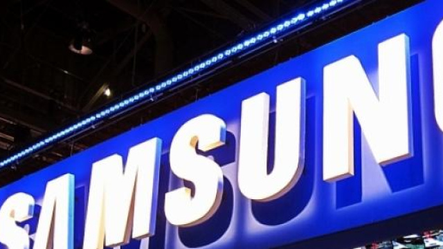 Il logo dell'azienda Samsung