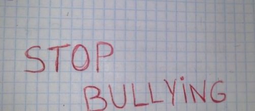 nota libreta "stop bullying"