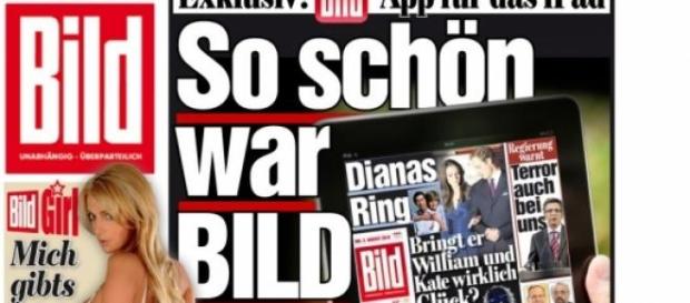 Bild-Zeitungs cover - Internet Bild-Zeitungs cover - Internet