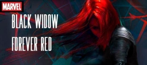 La novela "Black Widow Forever Red" La novela "Black Widow Forever Red"