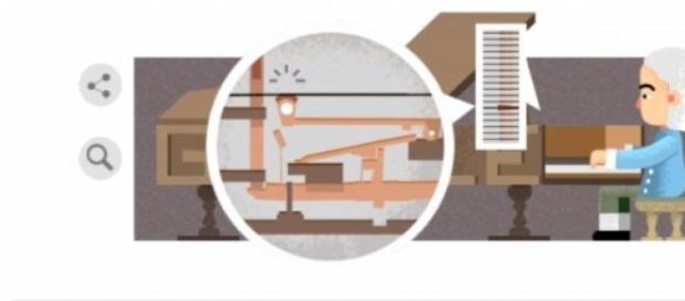 Google Doodle z Bartolomeo Cristoforim Google Doodle z Bartolomeo Cristoforim