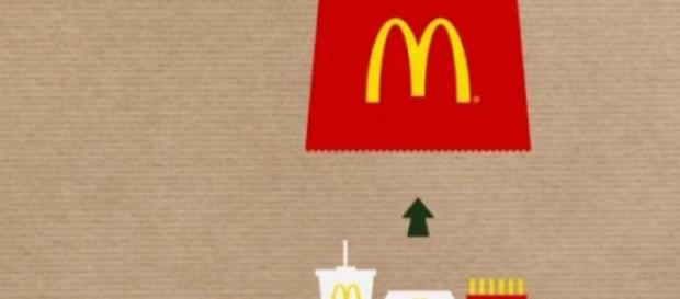 'BagTray' é o novo saco da McDonald's. 'BagTray' é o novo saco da McDonald's.