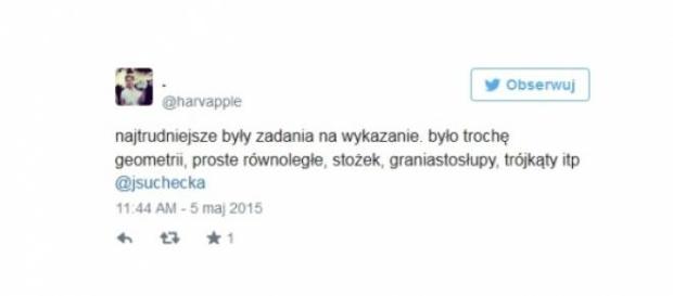 Matura 2015: matematyka - opinie Twitter Matura 2015: matematyka - opinie Twitter