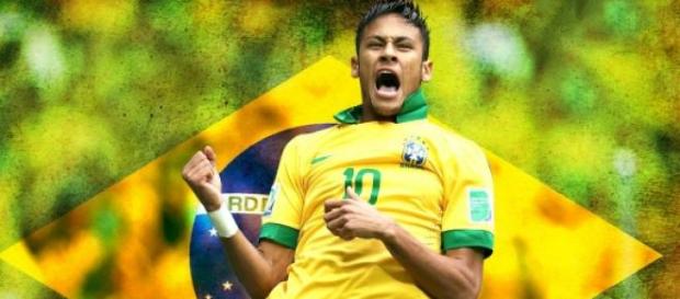 Neymar, la estrella de la lista de Brasil Neymar, la estrella de la lista de Brasil