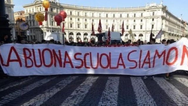Manifestazione di oggi contro la "Buona Scuola"
