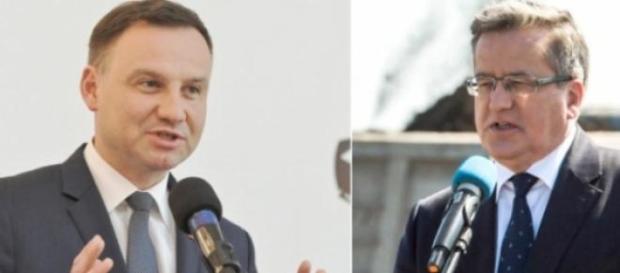 Andrzej Duda i Bronisław Komorowski Andrzej Duda i Bronisław Komorowski
