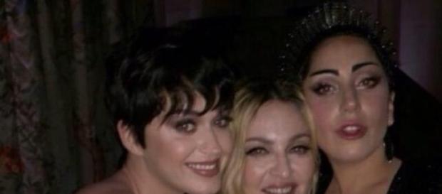 Encuentro de reinas: Katy perry, madonna y gaga Encuentro de reinas: Katy perry, madonna y gaga