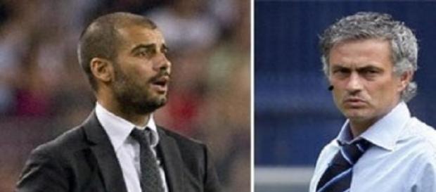 Josep Guardiola e José Mourinho Josep Guardiola e José Mourinho