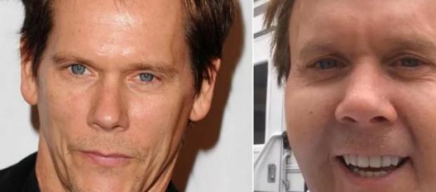 Kevin Bacon e a selfie postada pelo ator Kevin Bacon e a selfie postada pelo ator