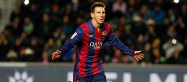 Messi, el héroe del partido Messi, el héroe del partido