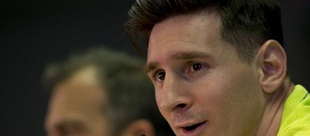 Messi en conferencia de prensa esta tarde Messi en conferencia de prensa esta tarde