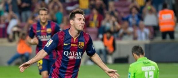 Messi hat allen Grund zu jubeln. Messi hat allen Grund zu jubeln.