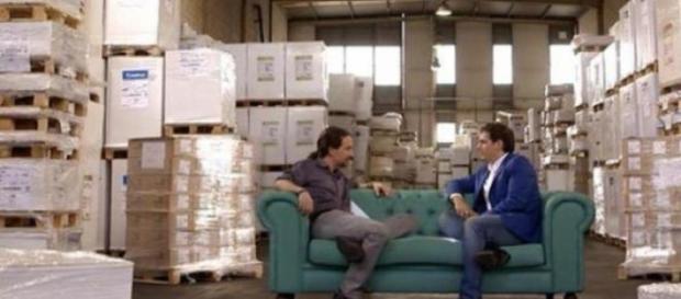 Pablo Iglesias y Albert Rivera frente a frente. Pablo Iglesias y Albert Rivera frente a frente.