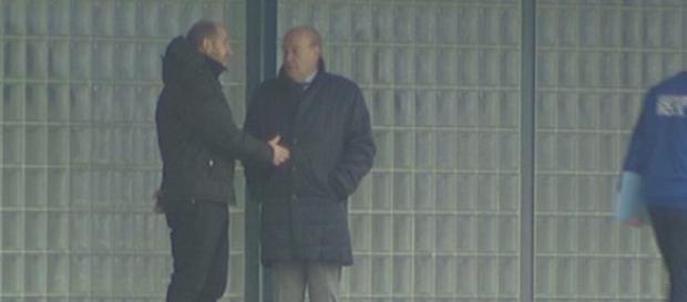 Pinto da Costa teve que interromper o treino Pinto da Costa teve que interromper o treino