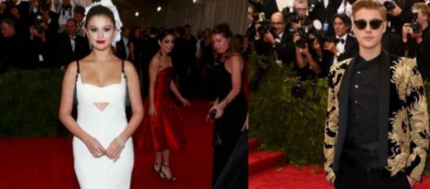 Selena Gomez e Justin Bieber muito elegantes Selena Gomez e Justin Bieber muito elegantes