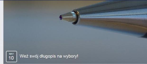 Weź swój długopis na wybory! - akcja na Facebooku Weź swój długopis na wybory! - akcja na Facebooku