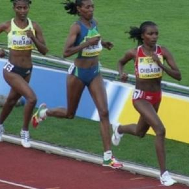 Pavey often faces the top Africans in her races 
