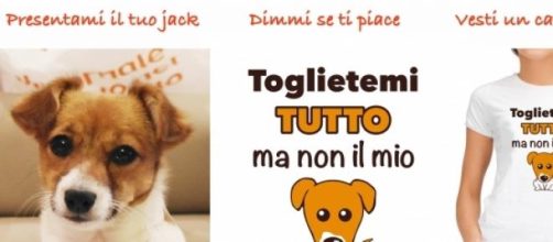 Personalizzare con il disegno del tuo cane