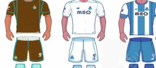 Azul e branco será o equipamento principal Azul e branco será o equipamento principal