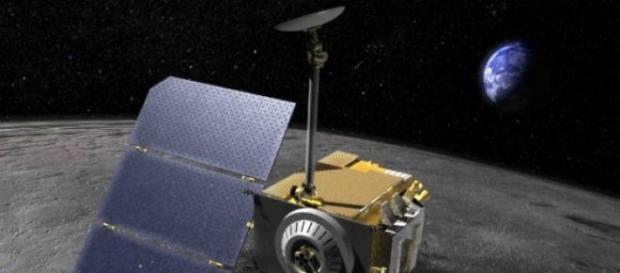 Es una nave que está explorando los polos lunares Es una nave que está explorando los polos lunares