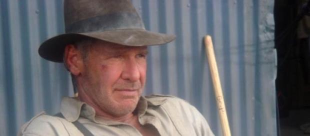 Harrison Ford, durante uno de los rodajes Harrison Ford, durante uno de los rodajes