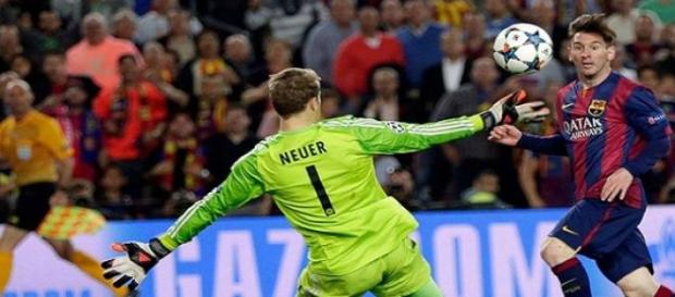 Messi a battu Neuer a 2 reprises Messi a battu Neuer a 2 reprises