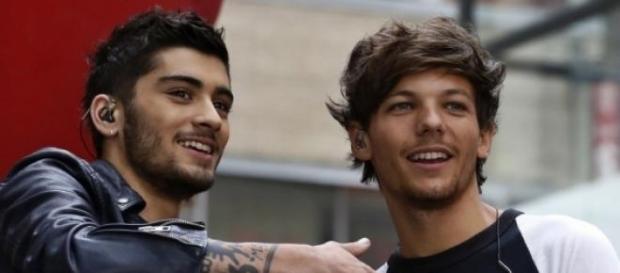Zayn Malik y Louis Tomlinson. Zayn Malik y Louis Tomlinson.