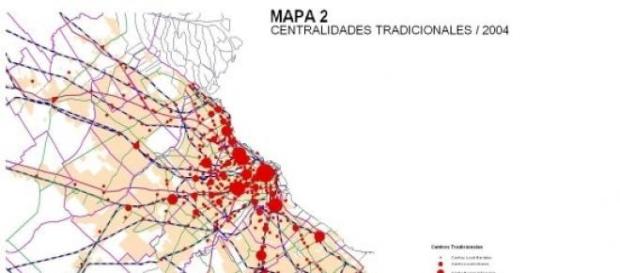 Centralidades que absorberá la RER Centralidades que absorberá la RER