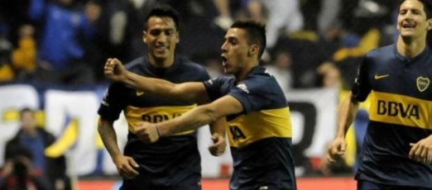 El juvenil Pavón abrió el marcador frente a River El juvenil Pavón abrió el marcador frente a River