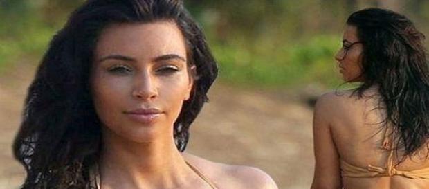 Kardashian tem feito sucesso pelas suas curvas. Kardashian tem feito sucesso pelas suas curvas.