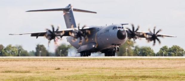 Avião A400M similar ao que caiu perto de Sevilha. Avião A400M similar ao que caiu perto de Sevilha.