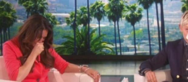 Ellen DeGeneres emocionou-se com Sonya Romero Ellen DeGeneres emocionou-se com Sonya Romero