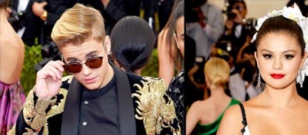 Justin Bieber e Selena Gomez na Met Gala Justin Bieber e Selena Gomez na Met Gala