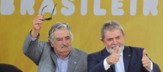 Lula e Mujica sempre mantiveram bom relacionamento Lula e Mujica sempre mantiveram bom relacionamento